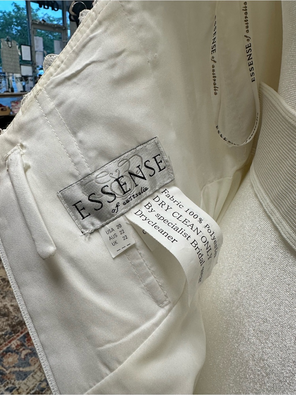 Essense of Australia Wedding gown-EXCELLENT CONDITION! Like new! - Picture 8 of 16